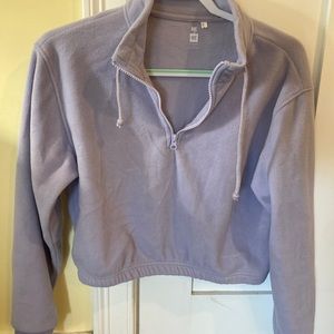 Light purple cropped sweater from pac Sun size small in great condition